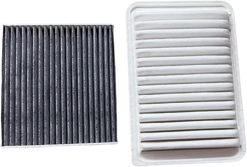 Car Engine Cabin Air Filter Kit 1 Set Compatible With Toyota Venza Camry XV40 XV50 - Image 1