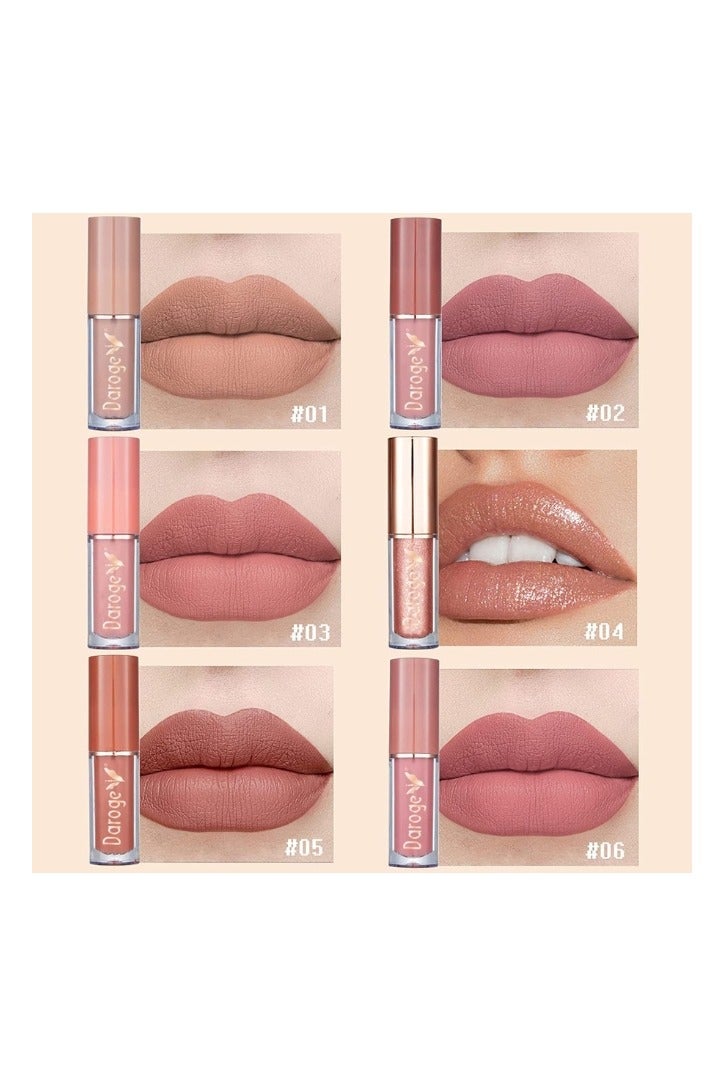 Daroge Book Style Velvet Matte Liquid Lipstick Gift Set Excellent Long Lasting & Waterproof Sweatproof Summer Proof Lip Gloss Best for Summer Season Beauty 12 Pieces - Image 3