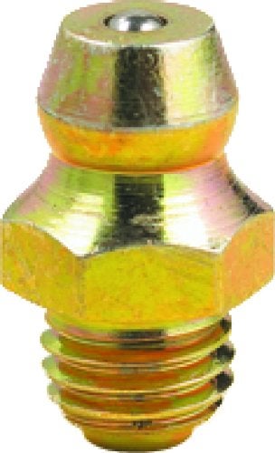 Lumax LX30075 GoldSilver 1428 Taper Thread SAELT Straight 054 Long Grease Fitting Pack of 5 Used on Most Auto Vehicles and Industrial Equipment - Image 1