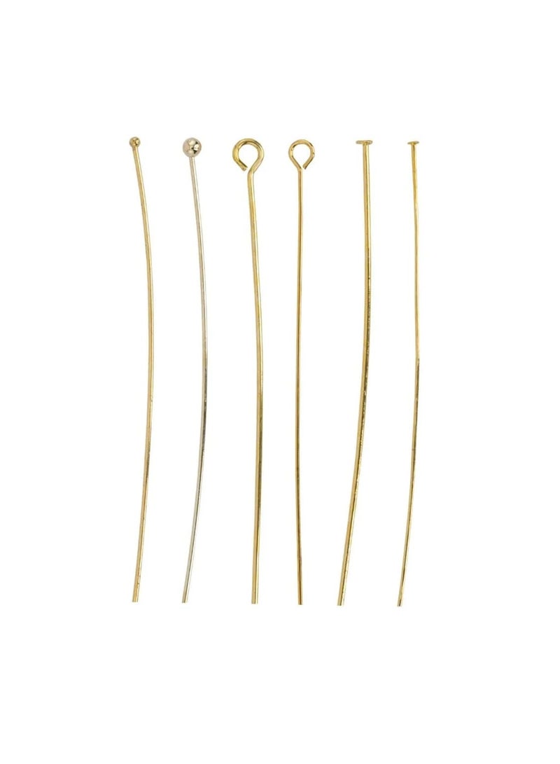 Beadalon Ball Head Pins 25pcs 50mm Gold - Image 3