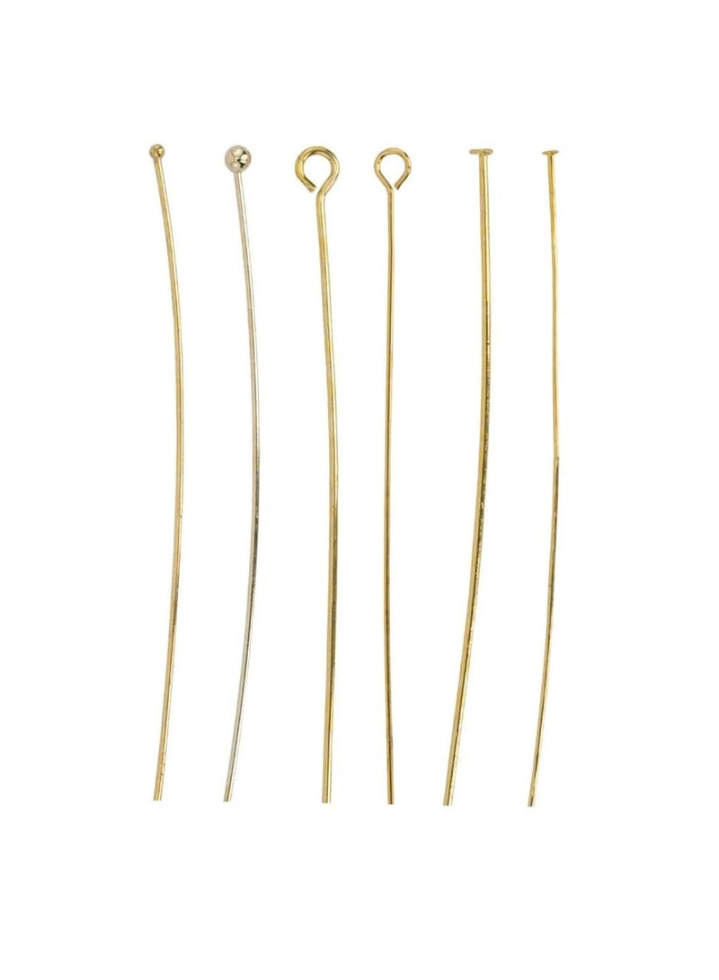 Beadalon Ball Head Pins 25pcs 50mm Gold - Image 2