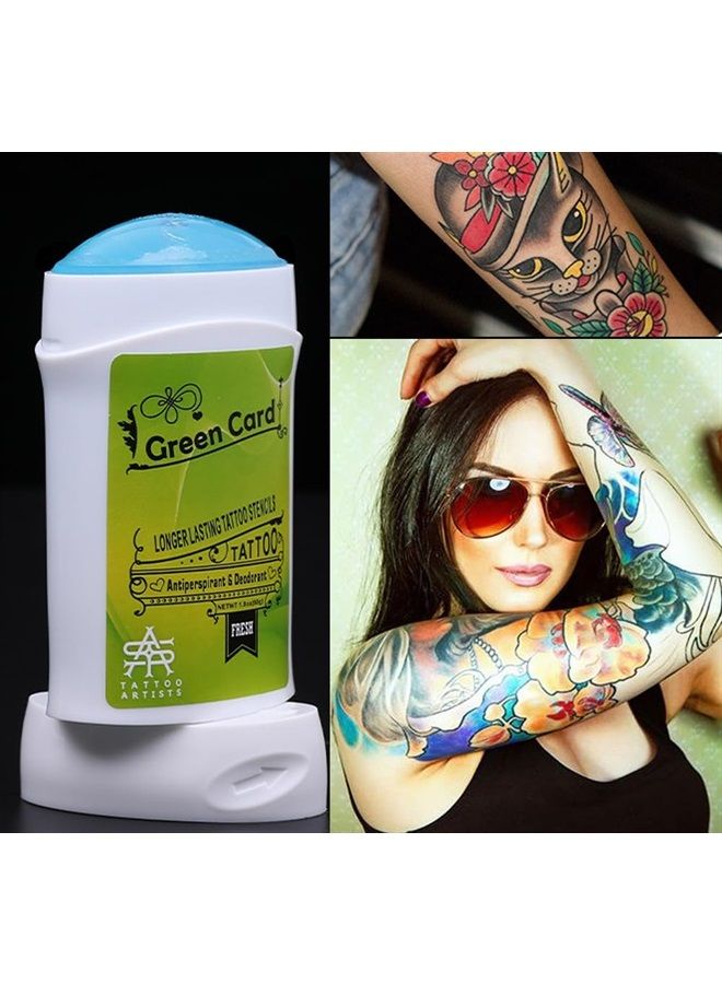 WIDGETCO Tattoo Transfer Stick, Tattoo Skin Solution Soap Cream Gel for Transfer Stickers Paper Machine Stencils, Temporary Tattoo Supplies Accessories, Clean Dry Protection Antiperspirant Deodorant; ZYG - Image 3