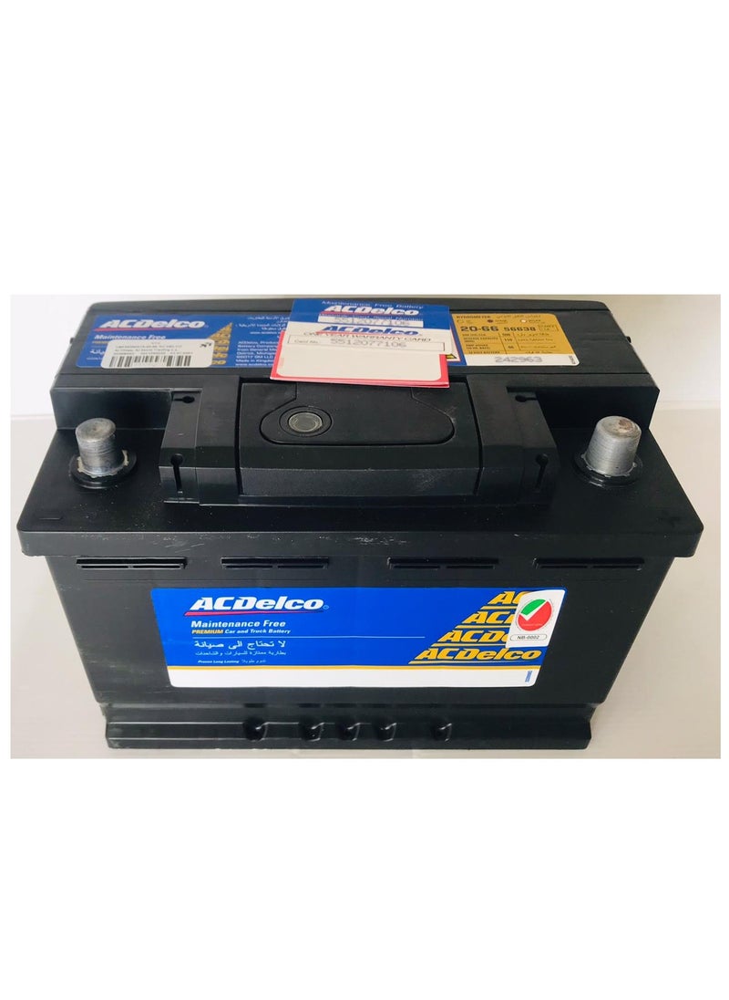Ac Delco - Car Battery 12V 66AH DIN66 / 20-66 - Image 1