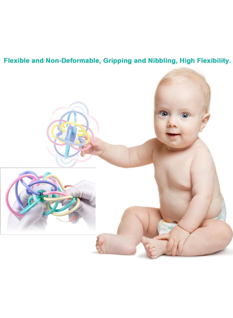 IMPERIUM Baby Teether Toy Rattle for Baby Toys 10+ Months Plus with Storage Box -14 Pcs BPA Free Soft Silicone Teething Toys Newborn Baby Sensory Toys Gifts 10 11 12 Months for Early Educational (14) - Image 2