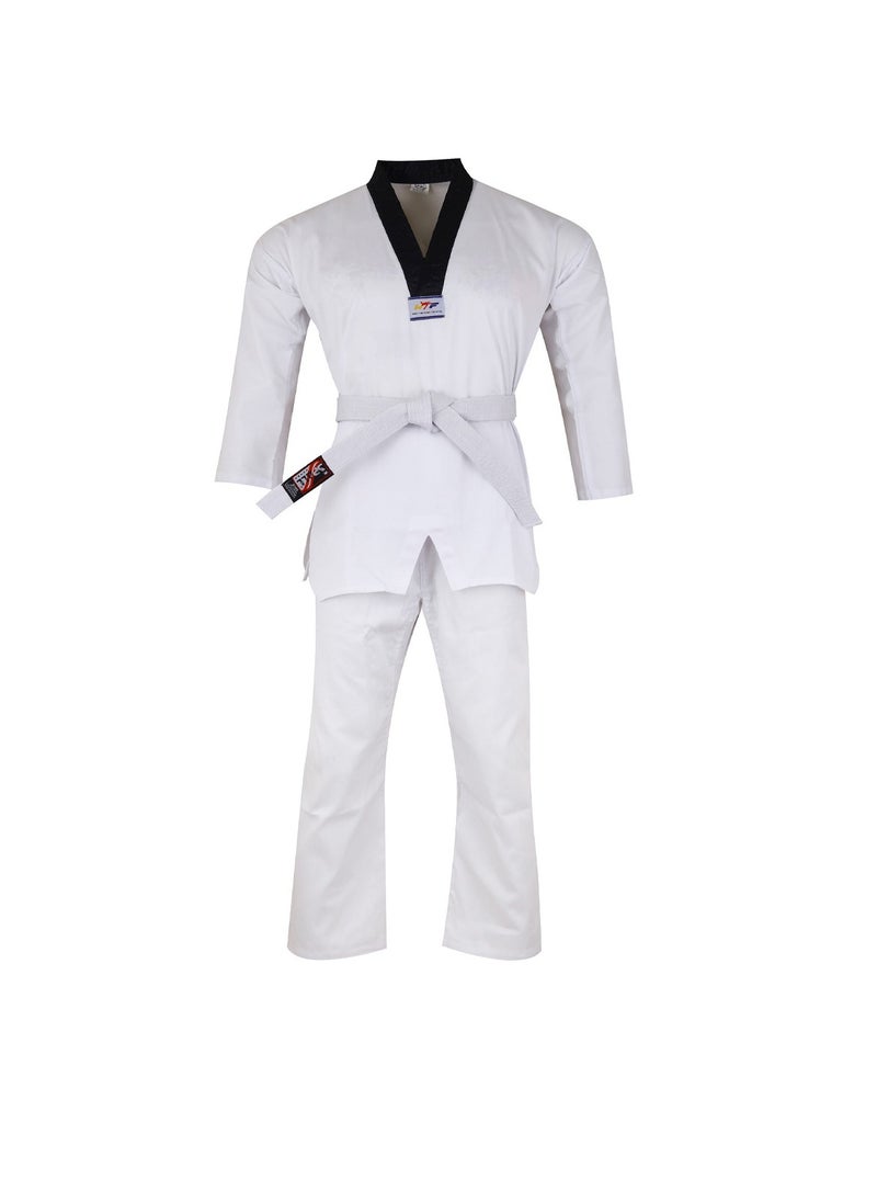 Spall Taekwondo Suit, Karate Uniform Brazilian BJJ Gi Jiu Jitsu Gi for Adults, Gi Uniform Durable Pant & Jacket, Sports Training Clothes Parts, Lightweight Student Karate Gi Martial Arts Uniform with Belt  - Image 2