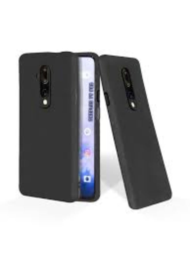 Protective Cover For  OnePlus 7T Pro , Slim Fit Soft Back TPU Case Flexible Silicone Cover Compatible For OnePlus 7T Pro - Black