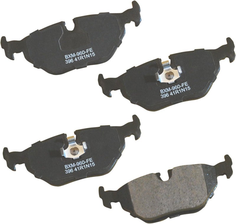 Bendix Premium SBM396 Rear Brake Pads for BMW 318i,318is,318ti,320i,323Ci,323i,325Ci,325i,325is,328Ci,328i,328is,525i,525iT,528i,530i,535i,535is,540i,735i,735iL,740i,740iL,750iL,M3,M5,MG ZT,Park Ward - Image 1