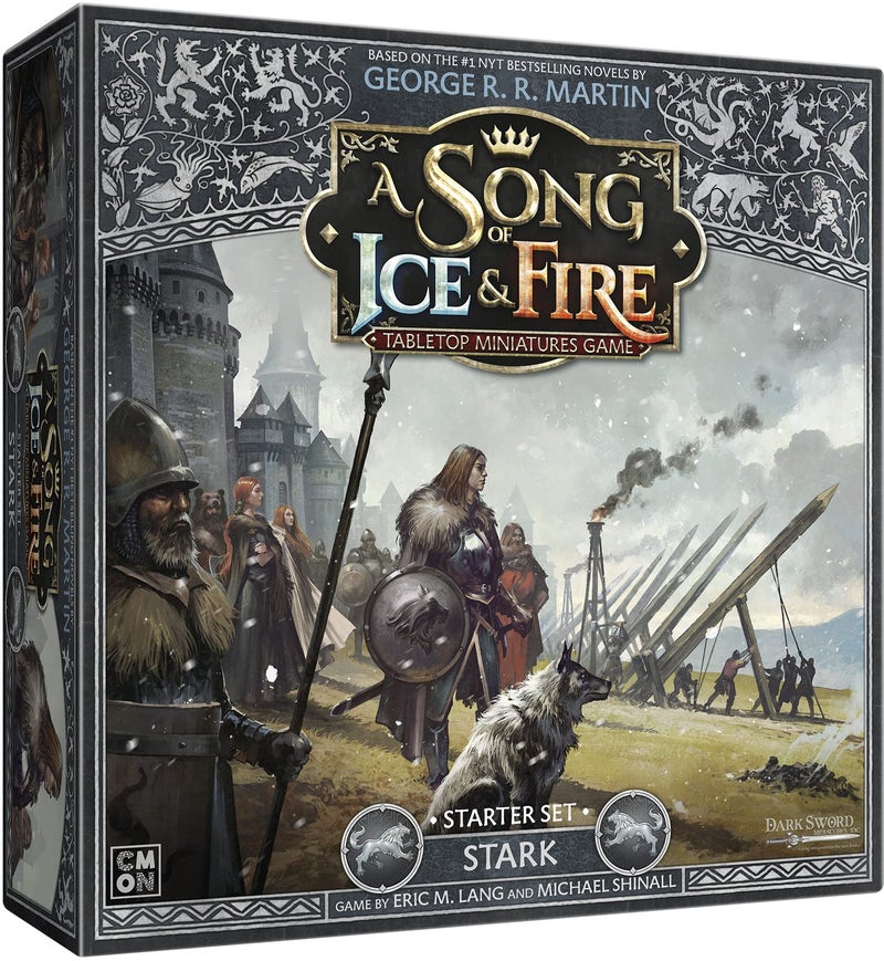 CMON A Song of Ice Fire Tabletop Miniatures Game Stark Starter Set Strategy Game for Teens and Adults Ages 14 2 Players Average Playtime 4560 Minutes Made by CMON
