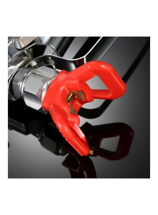 NIBEMINENT High Pressure Airless Paint Spray Gun With Tip And Nozzle Guard Silver/Red/Yellow 20cm - Image 4