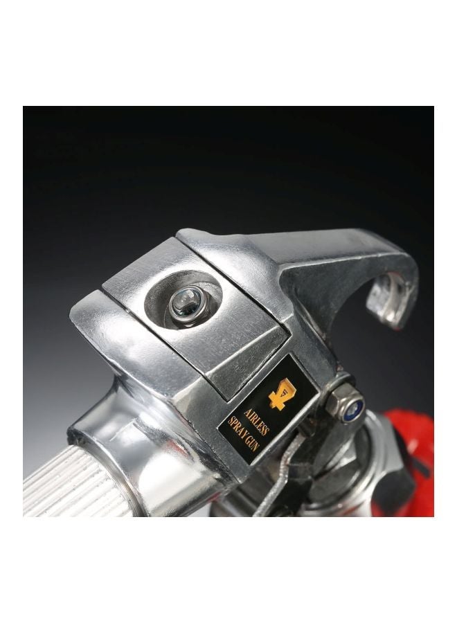 NIBEMINENT High Pressure Airless Paint Spray Gun With Tip And Nozzle Guard Silver/Red/Yellow 20cm - Image 2