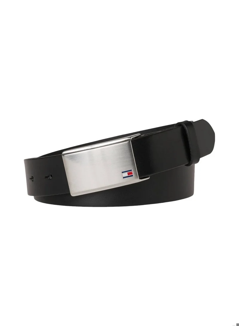 TOMMY HILFIGER Adjustable Logo Plaque Belt