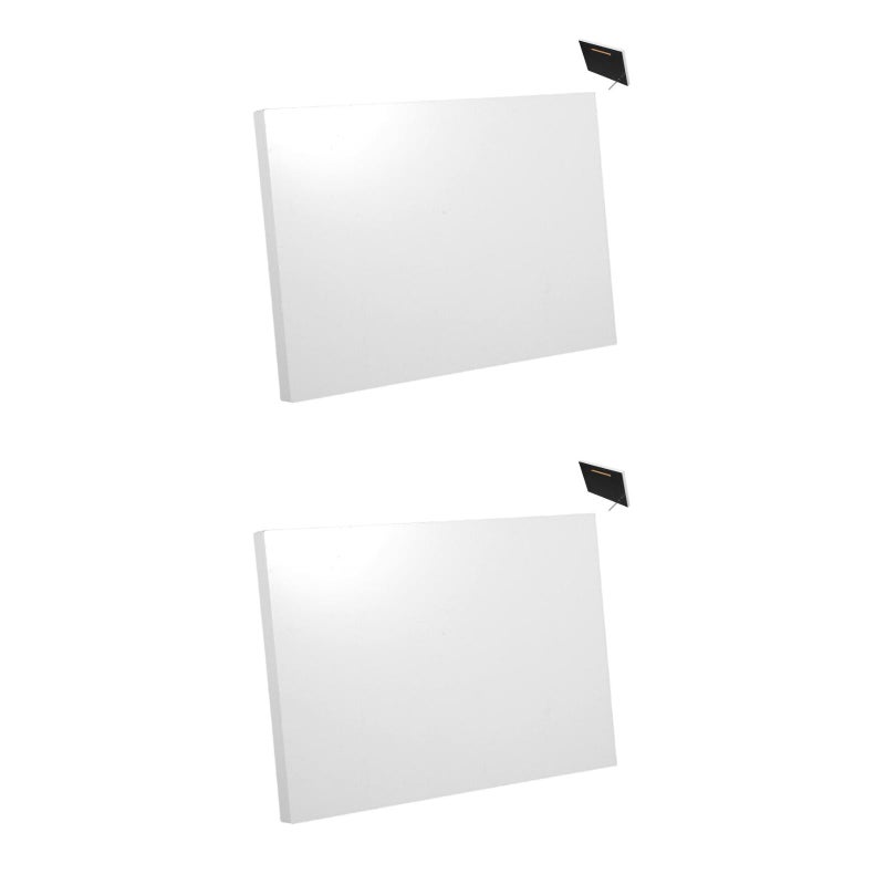 2pcs Thick Sublimation Blank Photo Frame With 6 Holes Diy Wall Mounted Decorative Board For Keys And Clothes Heat Transfer Technology For Home - Image 1