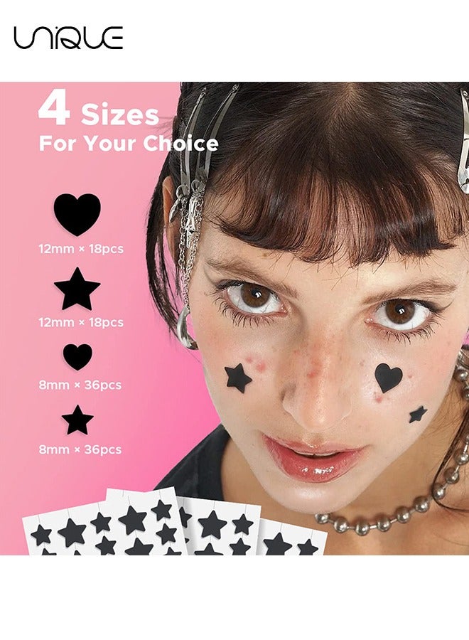 يونيك 108 قطع حب الشباب التصحيح ، بقع حب الشباب الغرواني المائي لتغطية البثور والعيوب ، ملصقات بقعة لطيف للعناية بالبشرة - Image 2