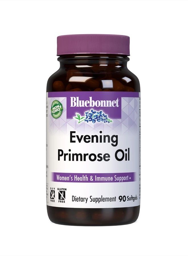 BlueBonnet Evening Primrose Oil Softgels, 1300 mg, 90 Count - Image 1