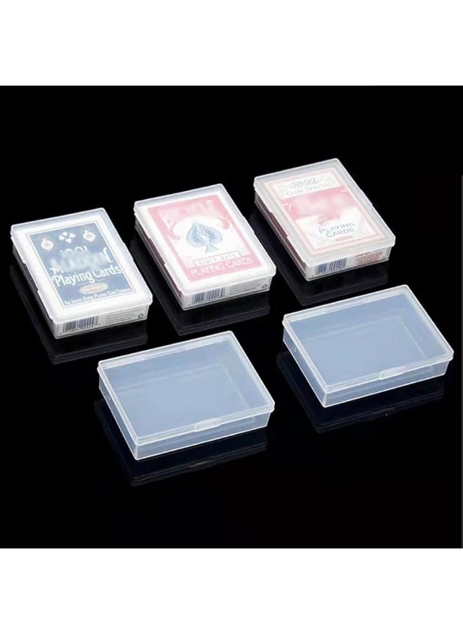 DKAOVH 6 Pcs Playing Card Case, Clear Card Deck Box,Collectible Trading Card Cases, Plastic Playing Game Card Storage Box Holder Box for Game Card, Bank Card, Business Card, PTCG Cards  - Image 5