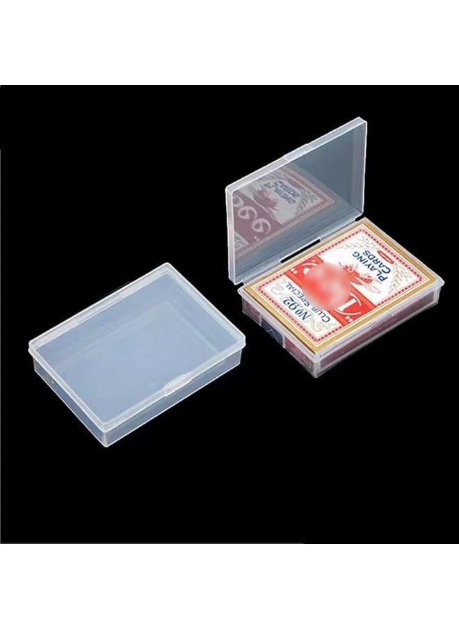 DKAOVH 6 Pcs Playing Card Case, Clear Card Deck Box,Collectible Trading Card Cases, Plastic Playing Game Card Storage Box Holder Box for Game Card, Bank Card, Business Card, PTCG Cards  - Image 3