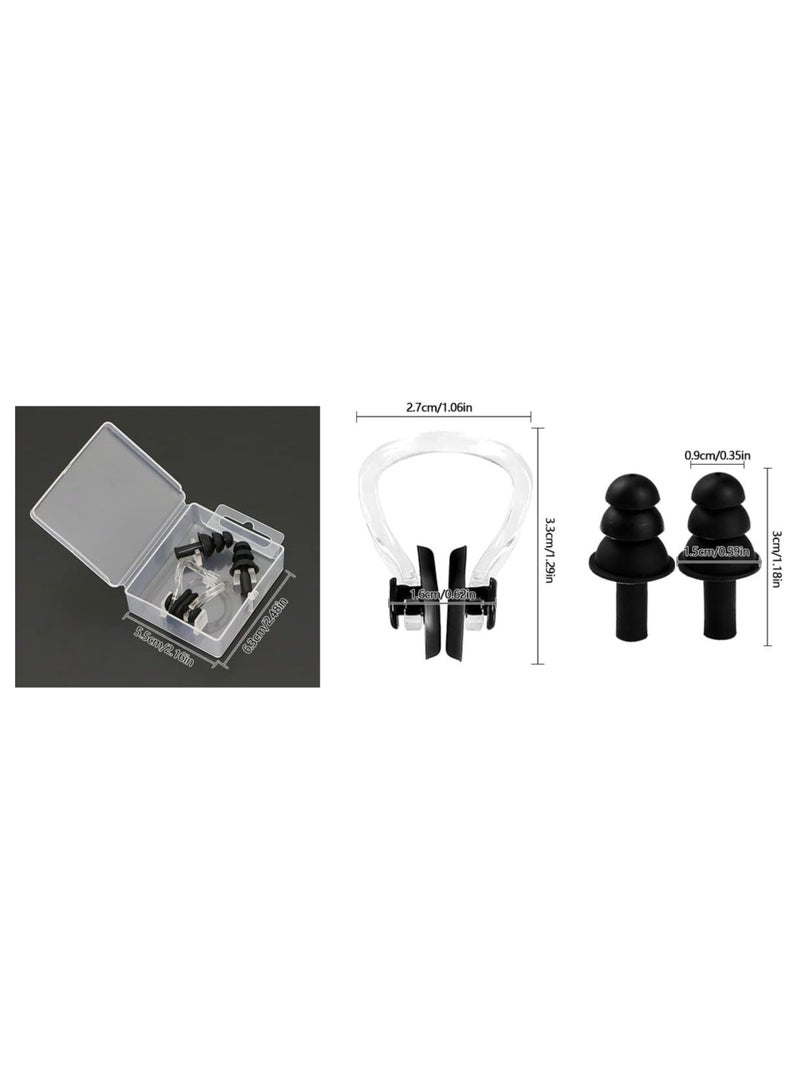 Generic Pack of 3 Swimming Nose Clips and Ear Plug Set - Image 3