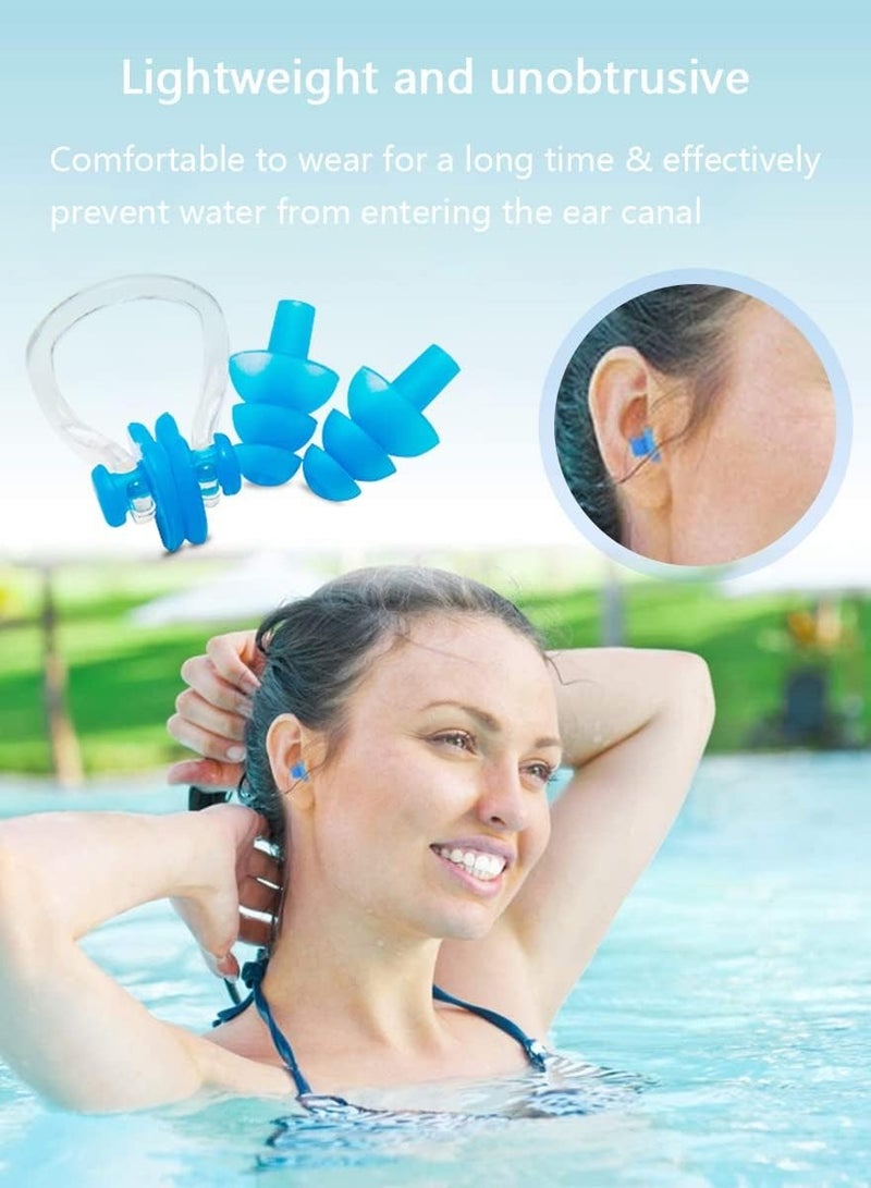 Generic Pack of 3 Swimming Nose Clips and Ear Plug Set - Image 4