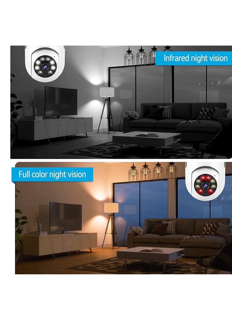 ELTRAZONE Wireless Security Camera - 1080P Wireless 360 Degree Floodlight Night Vision 5Ghz with Floodlight Human Motion Detection And Alarm - Image 3