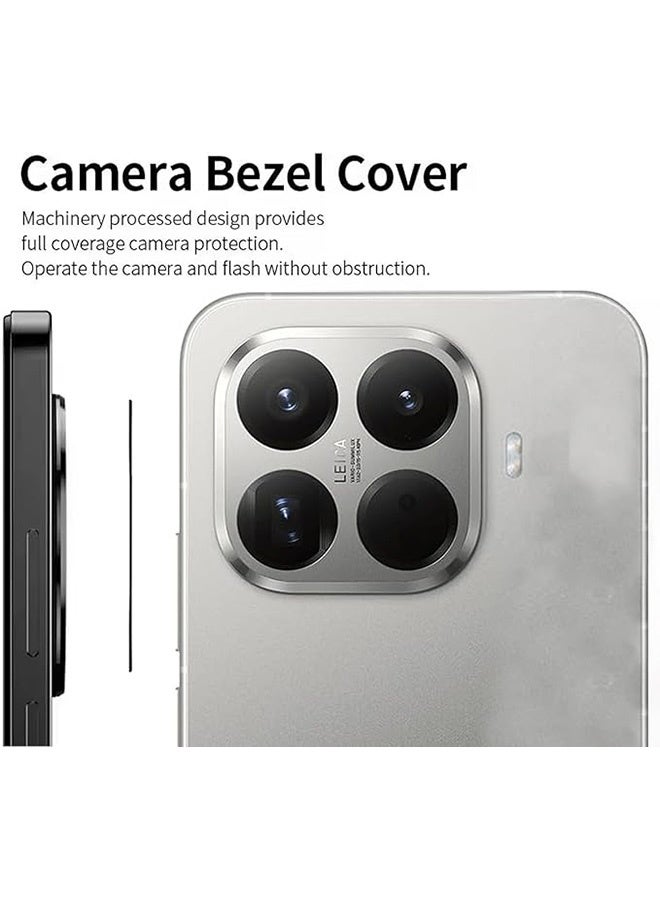 2 Pcs Xiaomi 15T Pro 5G Screen Protector, With 2 Pcs Camera Protective Film, 9H Tempered Glass Screen Protector for Xiaomi 15T Pro 5G, Full Coverage Bubble-Free Tempered Film, Anti-Scratch Film - Image 5