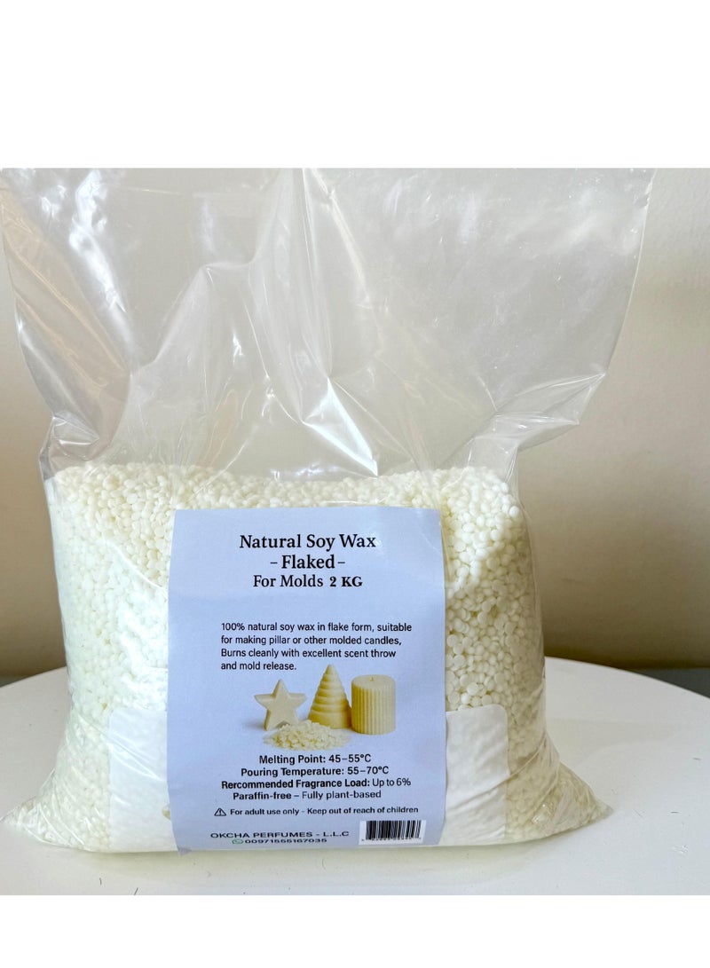 100% Natural Soy Wax Pellets for Molds – High Purity & Perfect for Candle Pouring (2 KG) - Image 2