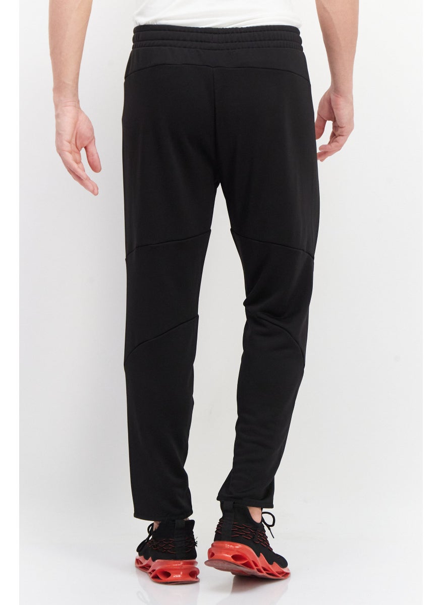 PUMA Men Slim Fit Drawstring Training Track Pants, Black  - Image 3