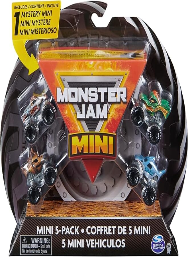 Monster Jam MJ-MINI VEHCLE 5 PACK