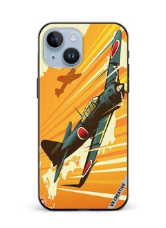Protective Case Cover For Apple iPhone 15 Helicopter Design Multicolour
