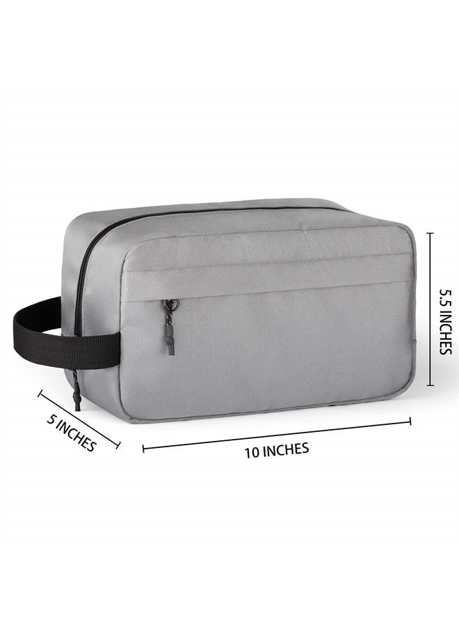 Vorspack Toiletry Bag Hanging Dopp Kit for Men Water Resistant Shaving Bag with Large Capacity for Travel - Grey - Image 2
