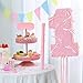 Feifeiya 1st Coquette Pink Bow Piata Number 1 Pink Girls Party Piata Bundle with a Blindfold Bat and Confetti Birthday Coquette Party Supplies - Image 4