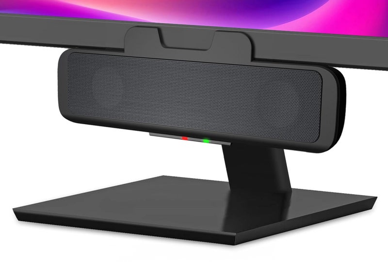 Cyber Acoustics سماعة حاسوب سايبَر أكوستكس (CA-2890) – سماعة حاسوب ستيريو لتجربة صوت رقمية كاملة، تثبت بسهولة على الشاشة - Image 1