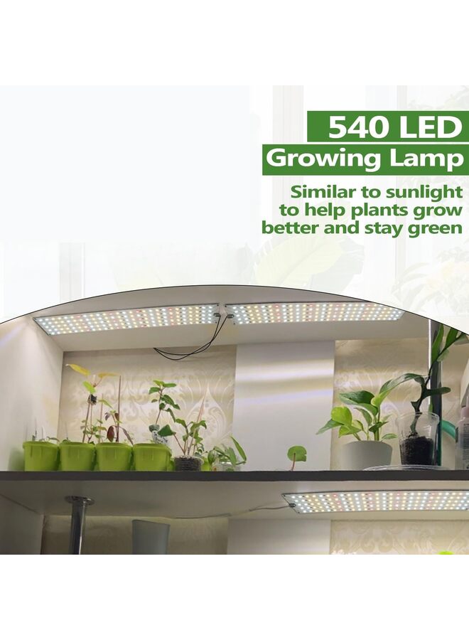 540 LED Grow Lights for Indoor Plants Full Spectrum with Timer 3 Light Modes 10 Level Dimmable, Plant Light for Indoor Growing Hanging Grow Lamp for Seed Starting - Image 3
