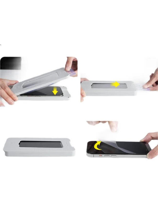 Blueo Blue Gorilla Tempered Glass Screen Protector For Iphone 16, High-Definition, Dust-Free Installation, Shatterproof, Anti-Fingerprint Protective Film - Image 2