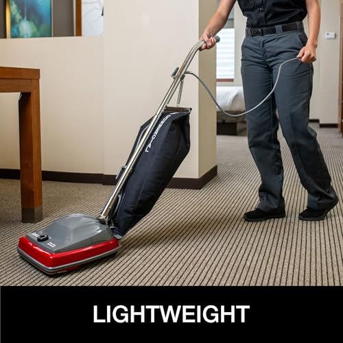 Sanitaire SC679K Tradition Upright Commercial Bagged Vacuum, Red - Image 5