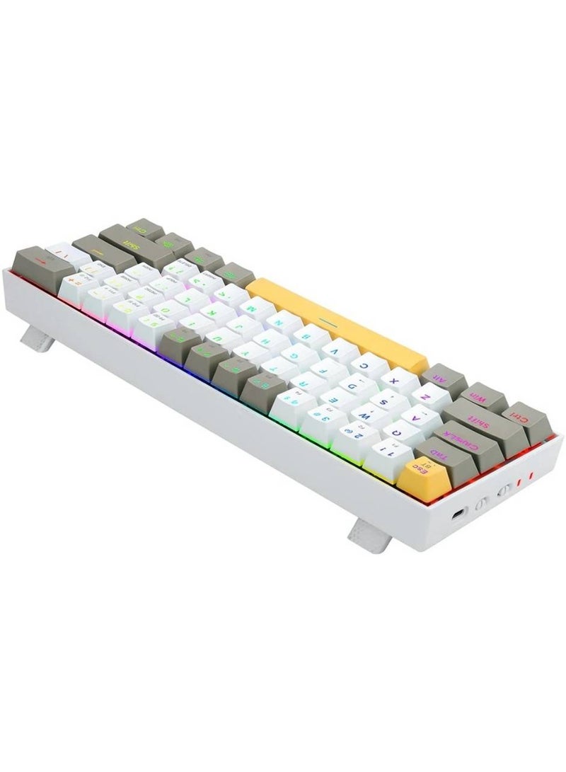 ريدراجون لوحة مفاتيح دراجونيك برو K530 لاسلكية ميكانيكية للألعاب مقاس 60% بإضاءة RGB سلكية / واي فاي 2.4 جيجا / بلوتوث - Image 4