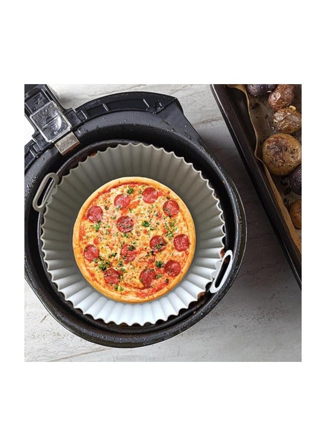 Silicone Molds Set Different Sizes for AirFryer 6 Pieces - Keep the AirFryer Dirt- and Smell-Free - Grey - Image 5