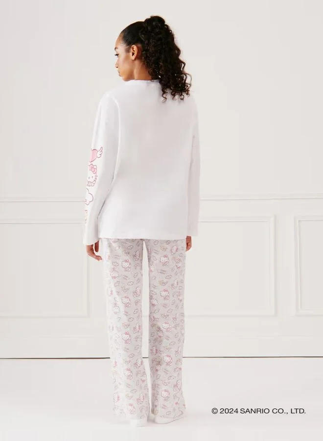 UNDIZ Hello Kitty jersey trousers