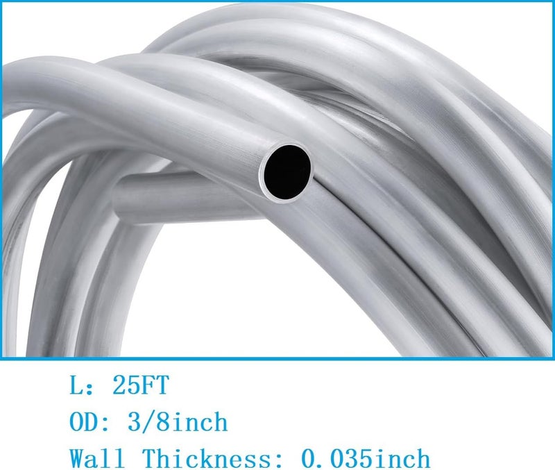 Shonee 3/8" Aluminium Fuel Line - 25FT - Image 5