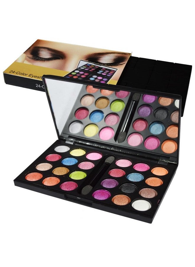 adbeni 24 Color Glitter Eyeshadow Palette | Long Wearing And Easily Blendable Eye Makeup Palette Matte| All Beauty, All The Time For Everyone | Multicolor-02B 15Gm - Image 1