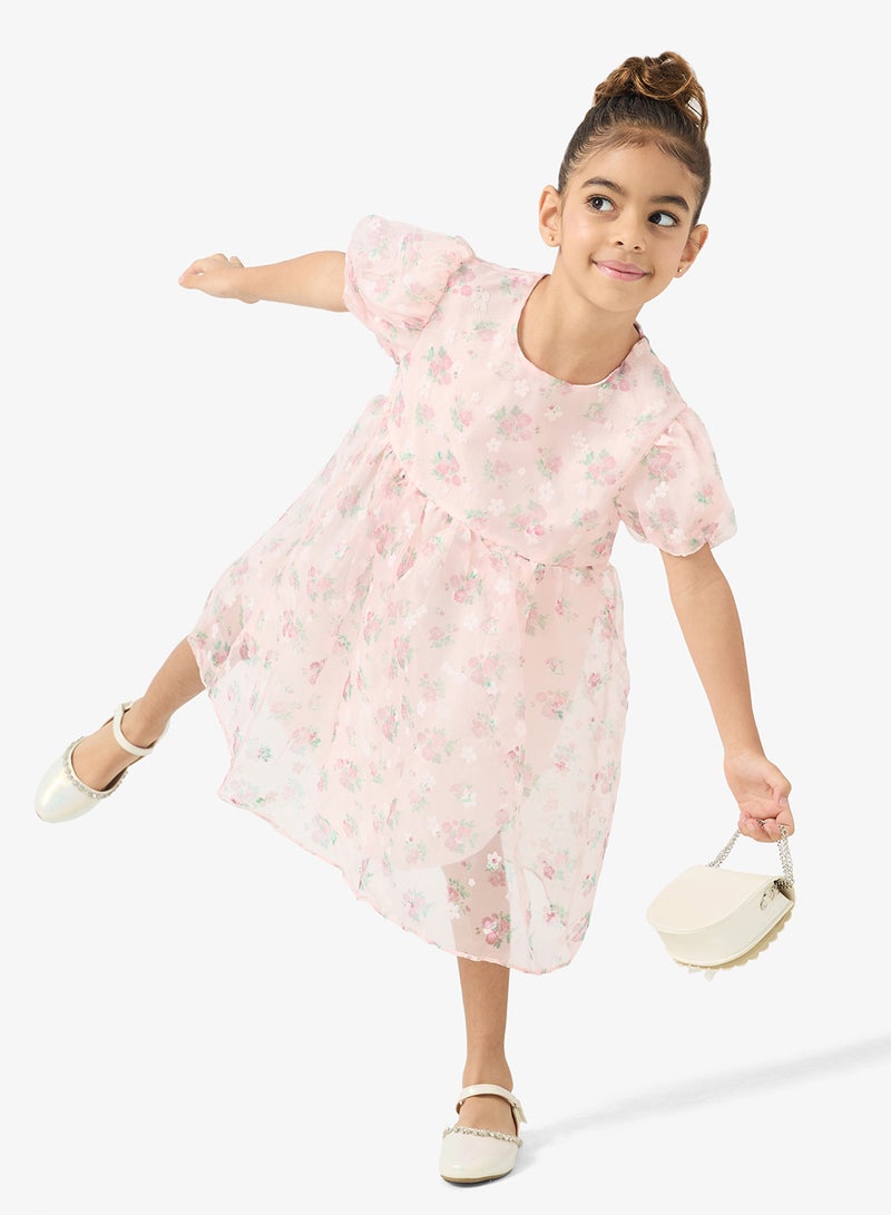 Pinata Organza Flower Occasion Dress - Image 4