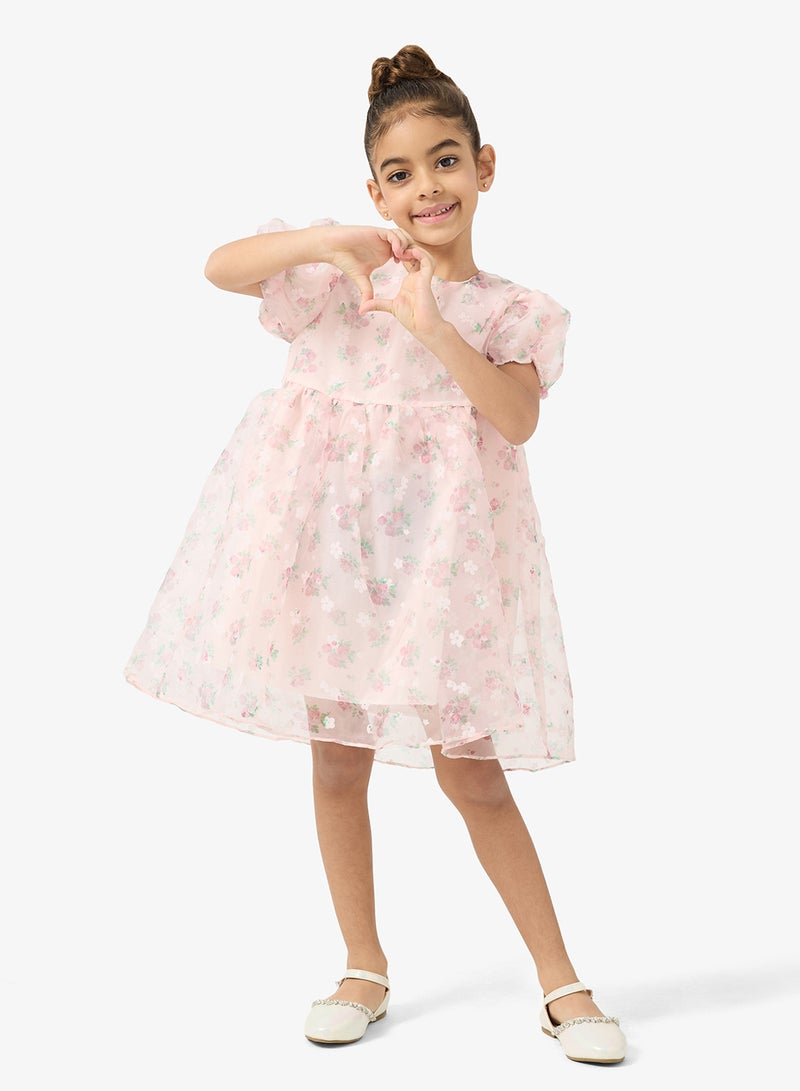 Pinata Organza Flower Occasion Dress - Image 1