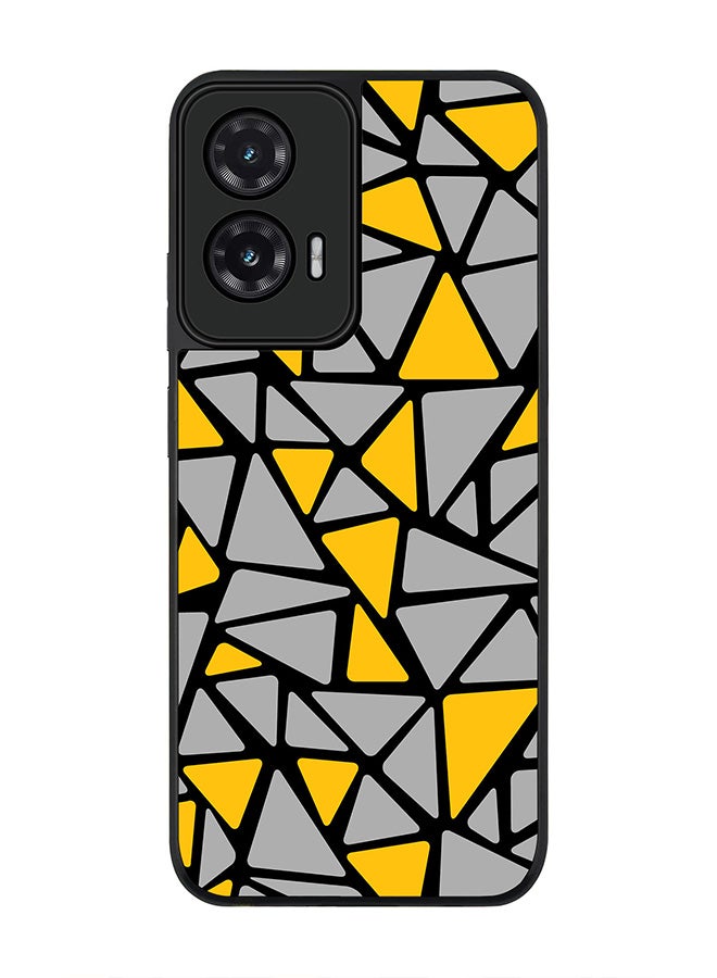Stylizedd For Motorola Moto G35 Case,Slim fit Camera Protection, Shockproof Thin Phone cover  - Triabstract