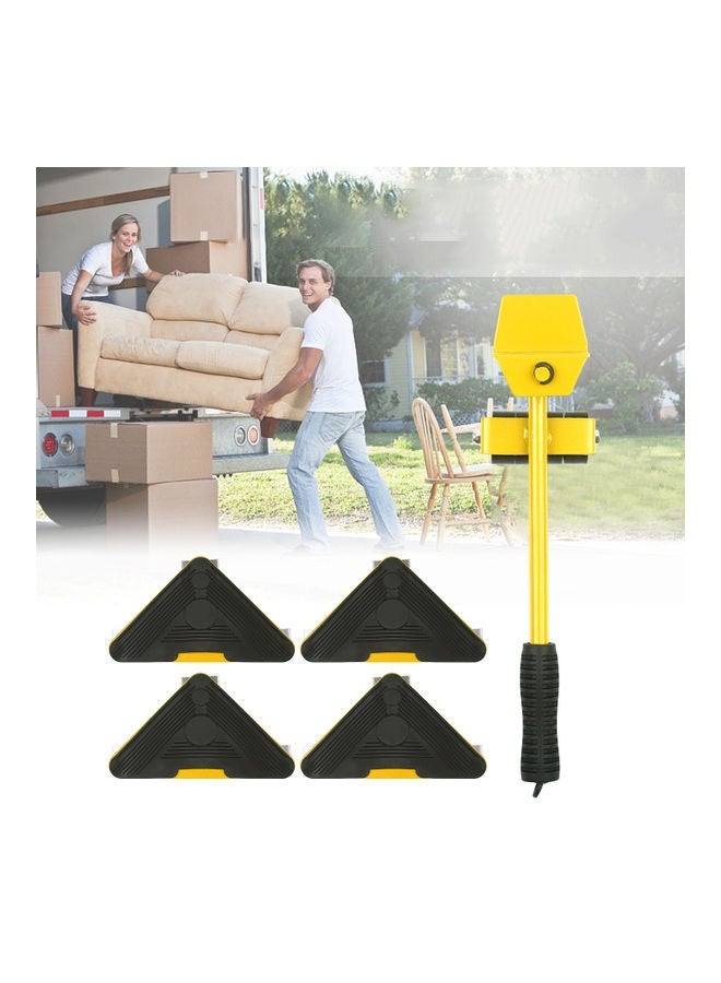 5-Piece Heavy Duty Furniture Lifter，Furniture Moving Tools with 360 Degree Rotatable Rubber Roller，Furniture Moving Sliders Mover Set ，for Home, Office and Appliance Moving  - Image 1