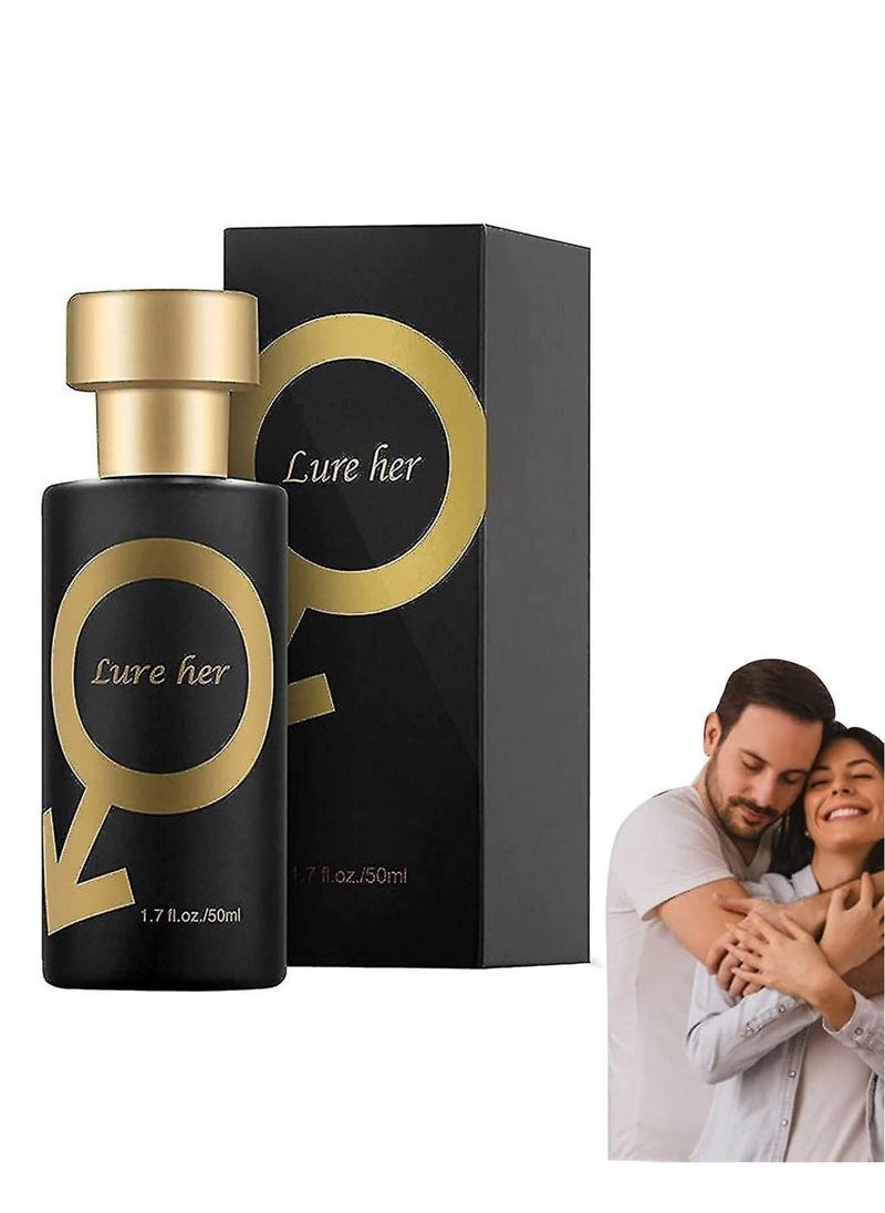 Lure - Lure Her Perfume For Men - Golden Lure Pheromone Cologne For Men Attract Women - Image 1