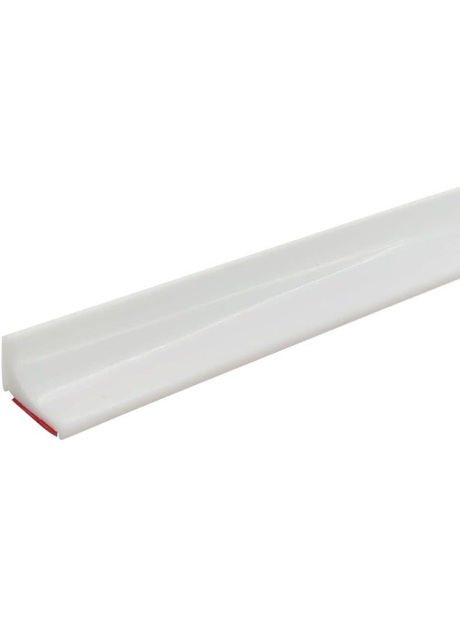 Zhuohai 40 Inches Water Barrier For Sink, Shower Threshold Water Dam Barrier, Silicone Water-Blocking Self-Adhesive Shower Splash Guards For Bathtub Sink, Bathroom, Countertop  - Image 5