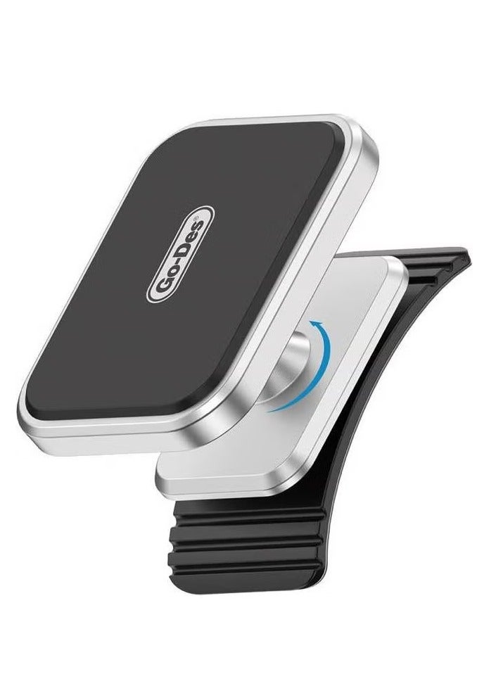 ELTRAZONE GD-HD922 360° Rotatable Magnetic Car Phone Holder – Curved & Flat Floor Mount for Secure Phone Placement - Image 2