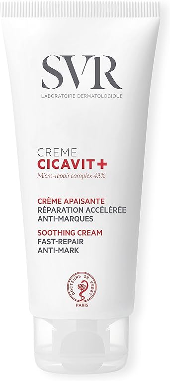 SVR SVR CICAVIT Scar Cream for Damaged Skin Wound Healing Barrier Cream For Adults Nappy Rash Chicken Pox Burns 8hr Protection Water Resistant All Ages 100ml - Image 1