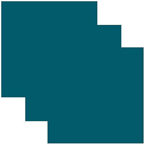 SISER EasyWeed Heat Transfer Vinyl HTV for T-Shirts 12 x 12 Inches 3 Precut Sheets (Turquoise) - Image 1