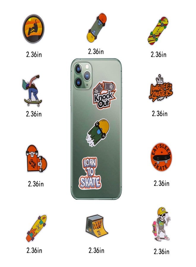 Cleverplay 100 Pack Skateboard Stickers, Skateboard Party Favors, Birthday Decorations - Image 5