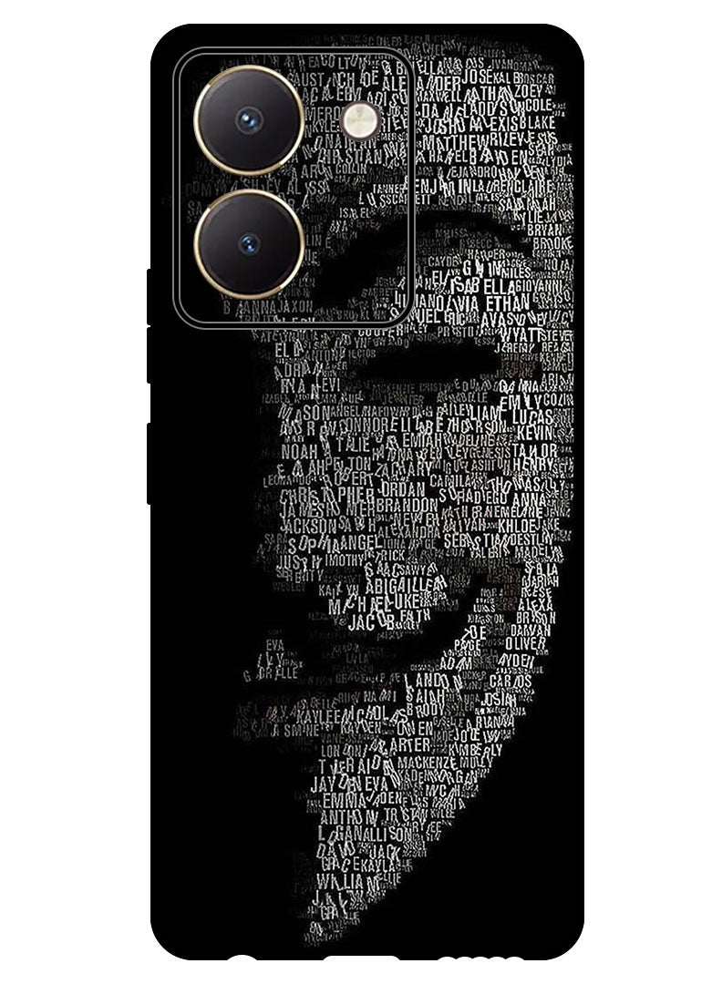 Theodor Protective Case Anti Scratch Shock Proof Bumper Cover For Vivo Y27s Joker Half Face Mask - Image 1